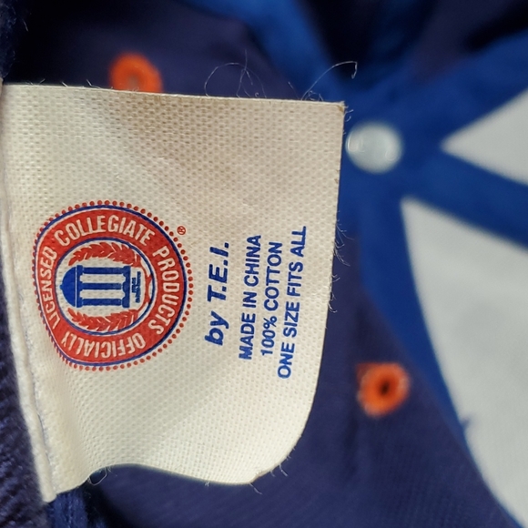 T.E.I. 6-Panel FLORIDA GATORS Blue/Orange Ballcap - Adjustable Back - OSFM - EC - Picture 8 of 13